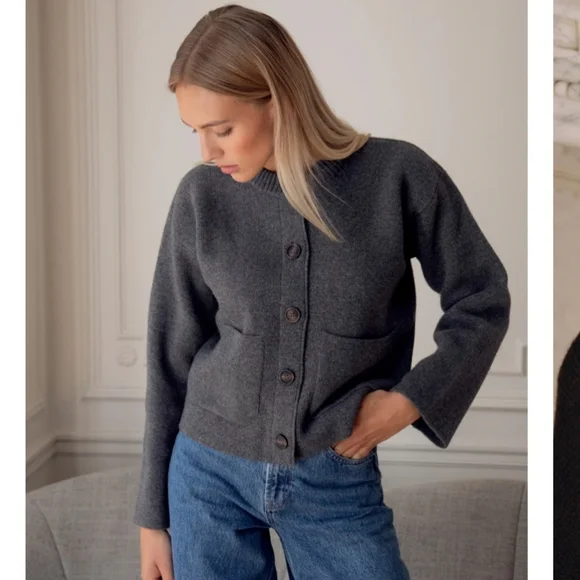 Rosae Paris - Le Tom Wool Cardigan - Picture 5 of 6